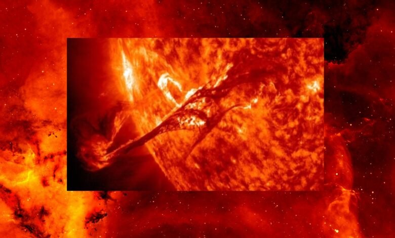 Massive Solar Flare