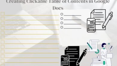 Creating Clickable Table of Contents in Google Docs