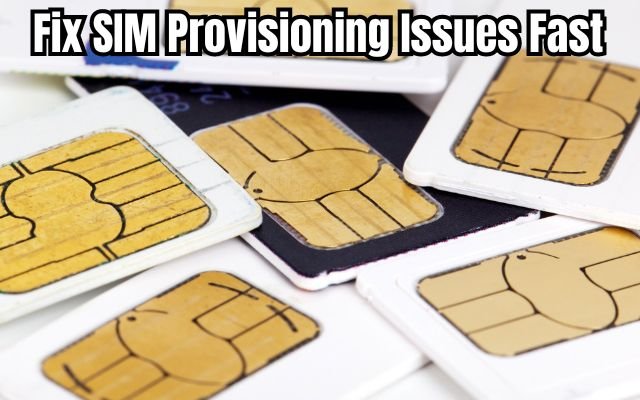 SIM Not Provisioned