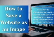 How to Save a Website as an Image