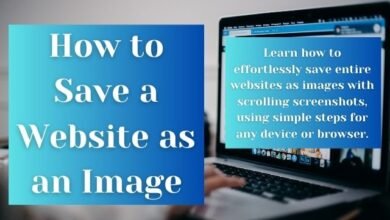 How to Save a Website as an Image