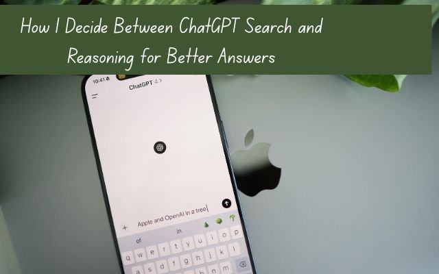 ChatGPT Search or Reasoning
